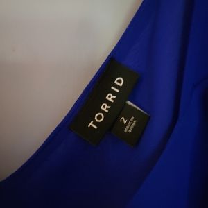 Royal blue Torrid swing cami size 2